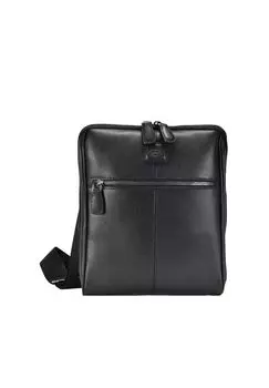 Кожаная сумка через плечо Varese 23 см BRIC'S, черный