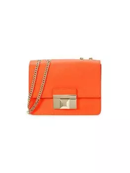 Кожаная сумка через плечо Venere Furla, цвет Arancio