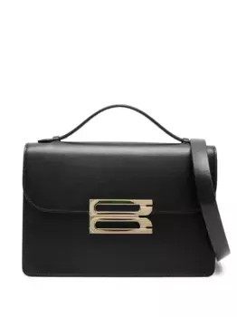 Кожаная сумка через плечо VICTORIA BECKHAM, черный
