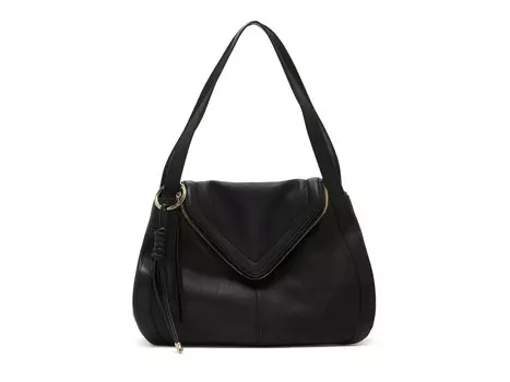 Кожаная сумка через плечо Vince Camuto Lenka, черный