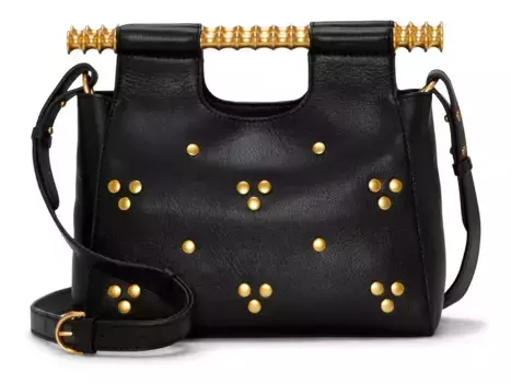 Кожаная сумка через плечо Vince Camuto Noemy, черная