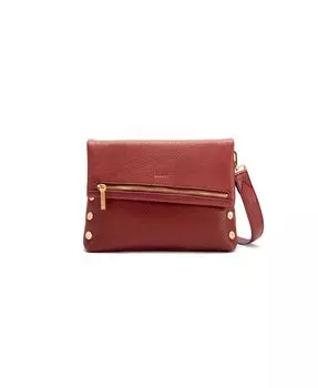 Кожаная сумка через плечо VIP среднего размера Hammitt, красный
