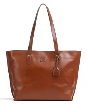 Кожаная сумка через плечо Volterra l Brics, коричневый