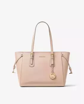 Кожаная сумка через плечо Voyager Michael Michael Kors, розовый