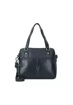 Кожаная сумка через плечо Wax 29 см The Chesterfield Brand, черный