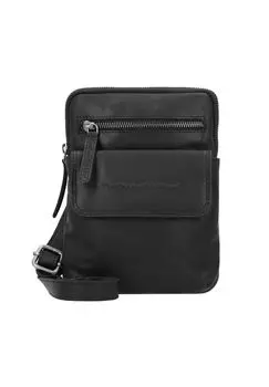 Кожаная сумка через плечо Wax Pull Up 16 см The Chesterfield Brand, черный