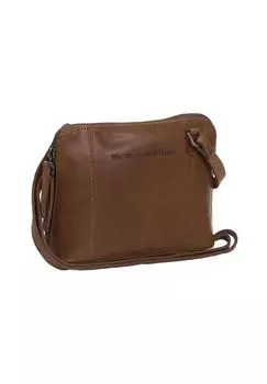 Кожаная сумка через плечо Wax Pull Up 20,5 см The Chesterfield Brand, цвет Cognac