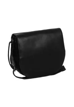 Кожаная сумка через плечо Wax Pull Up 26 см The Chesterfield Brand, черный