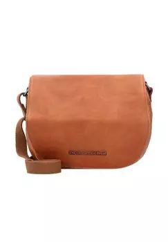 Кожаная сумка через плечо Wax Pull Up 26 см The Chesterfield Brand, цвет Cognac