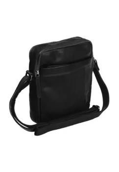 Кожаная сумка через плечо Wax Pull Up 19,5 см The Chesterfield Brand, черный