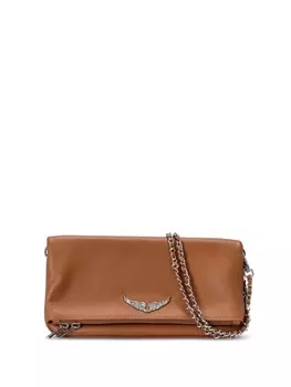 Кожаная сумка через плечо Zadig&Voltaire, коричневый