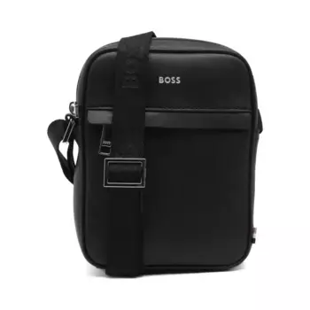 Кожаная сумка через плечо zair_ns Boss, черный