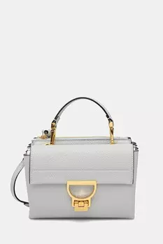 Кожаная сумка Coccinelle, бирюзовый