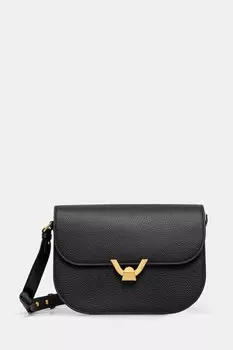 Кожаная сумка Coccinelle, черный