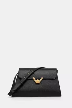 Кожаная сумка Coccinelle, черный