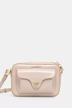 Кожаная сумка Coccinelle COCCINELLE BEAT SHINY CAL, розовый