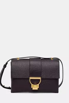 Кожаная сумка Coccinelle, фиолетовый