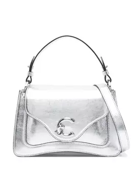 Кожаная сумка Coccinelle, серебряный
