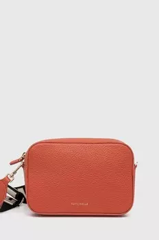 Кожаная сумка Coccinelle TEBE, оранжевый