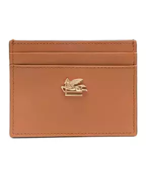 Кожаная сумка-держатель Etro, коричневый