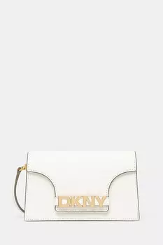 Кожаная сумка Dkny, бежевый
