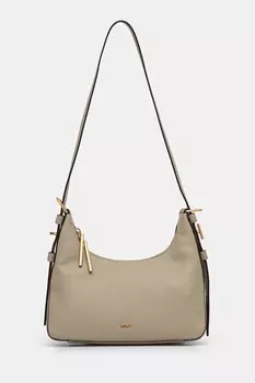 Кожаная сумка Dkny, бежевый