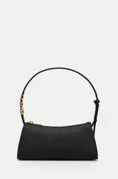 Кожаная сумка Dkny, черный