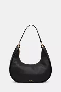 Кожаная сумка Dkny, черный