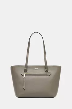 Кожаная сумка Dkny, зеленый