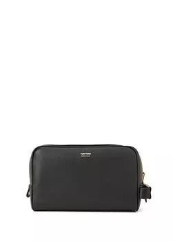 Кожаная сумка для бритья Tom Ford, черный