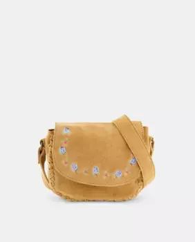 Кожаная сумка для девочки Kids El Corte Ingls, коричневый