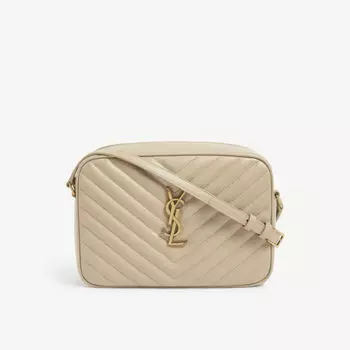 Кожаная сумка для фотоаппарата Lou Saint Laurent, бежевый