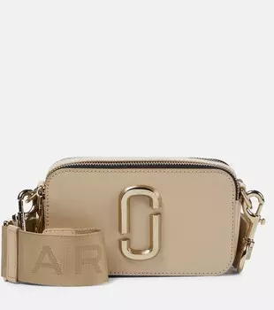 Кожаная сумка для фотоаппарата Snapshot Marc Jacobs, бежевый