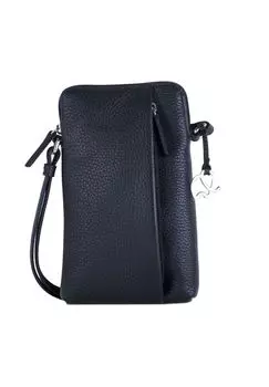 Кожаная сумка для мобильного телефона 12 см Mywalit, цвет Black Gesamt Breite