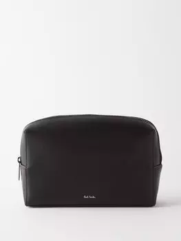 Кожаная сумка для мытья посуды Paul Smith, черный