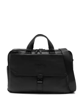 Кожаная сумка для ноутбука 15,6" PIQUADRO, черный