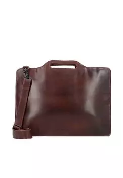 Кожаная сумка для ноутбука Aberdeen 39 см HAROLD'S, коричневый