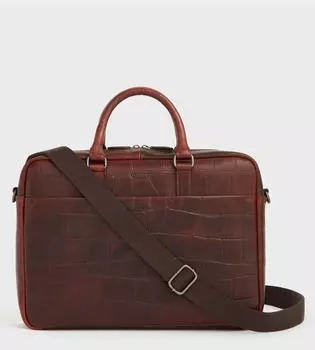 Кожаная сумка для ноутбука Brixton OSPREY LONDON, коричневый