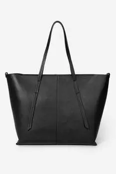 Кожаная сумка для покупок Massimo Castelli, черный