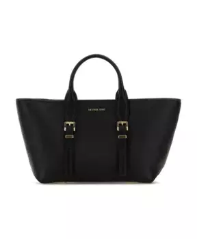 Кожаная сумка для покупок Michael Kors, черный