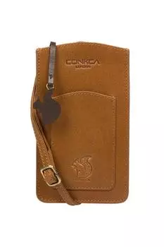 Кожаная сумка для телефона через плечо 'Siren' Conkca London, коричневый