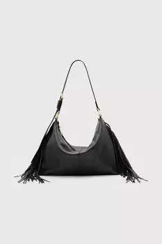 Кожаная сумка Edbury Allsaints, черный