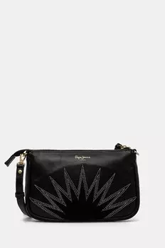 Кожаная сумка EDEN MAOS Pepe Jeans, черный
