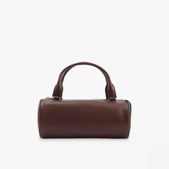 Кожаная сумка Edith с верхней ручкой The Row, коричневый