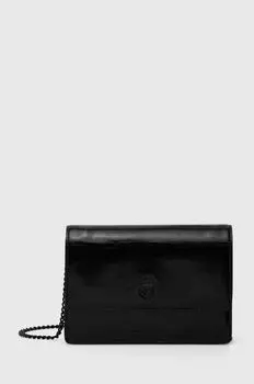 Кожаная сумка EXTRA MINI SHOREDITCH DR Kurt Geiger London, черный