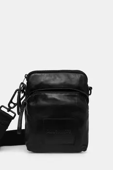 Кожаная сумка FALCON Allsaints, черный