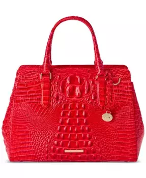 Кожаная сумка Finley Brahmin, красный