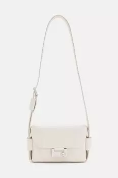 Кожаная сумка FRANKIE CROSSBODY AllSaints, белый
