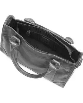 Кожаная сумка Frye Melissa, серый