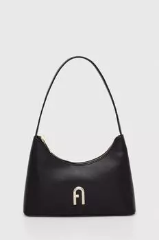 Кожаная сумка Furla, черный